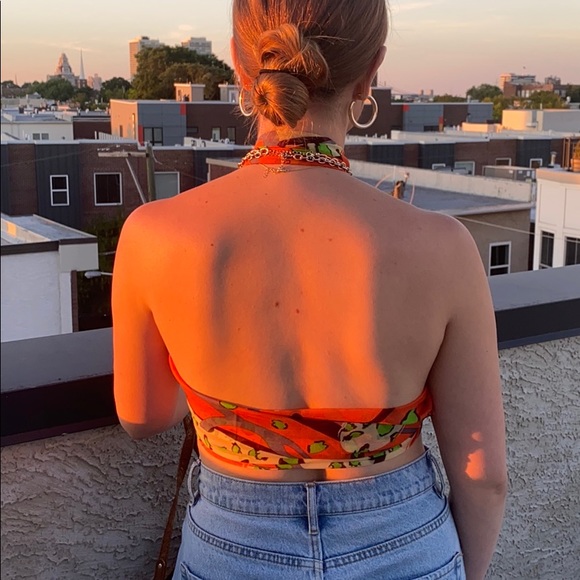 Halter Scarf Top - Picture 2 of 3